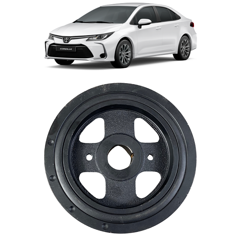 Polia Virabrequim Toyota Corolla 2.0 2015 2016 2017 a 2019