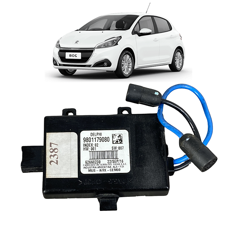 Módulo Sensor Alarme Peugeot 208 1.2 2013 2014 2015 a 2019