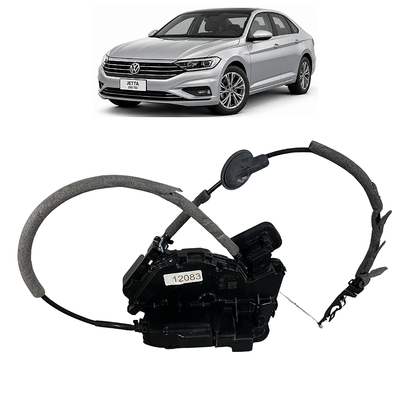 Fechadura Porta Traseira Esquerda Jetta 250 TSI 2018 a 2022