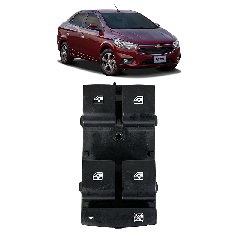 Botão Vidro Elétrico Chevrolet Prisma 2013 2014 2015 a 2017