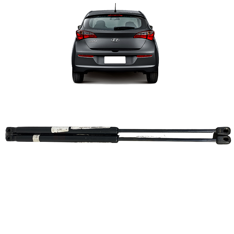 Par Amortecedor Tampa Traseira Hyundai Hb20 2012 2013 a 2022