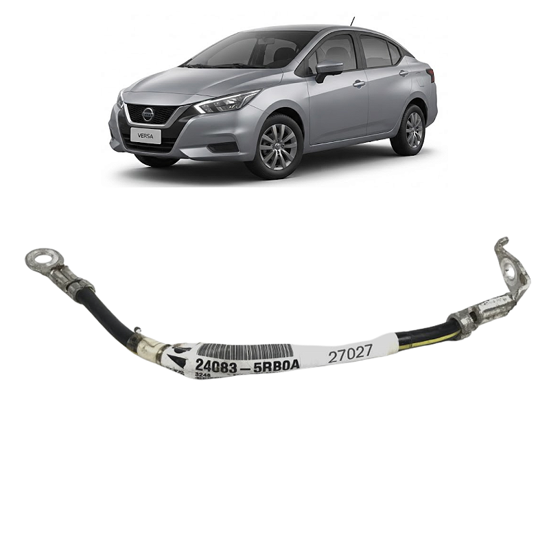 Cabo Polo Negativo Bateria Nissan Versa 2021 2022 a 2025