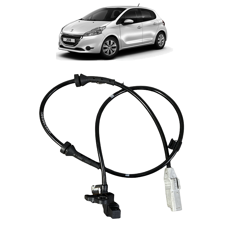 Sensor Abs Traseiro Peugeot 208 2013 2014 2015 2016 a 2020