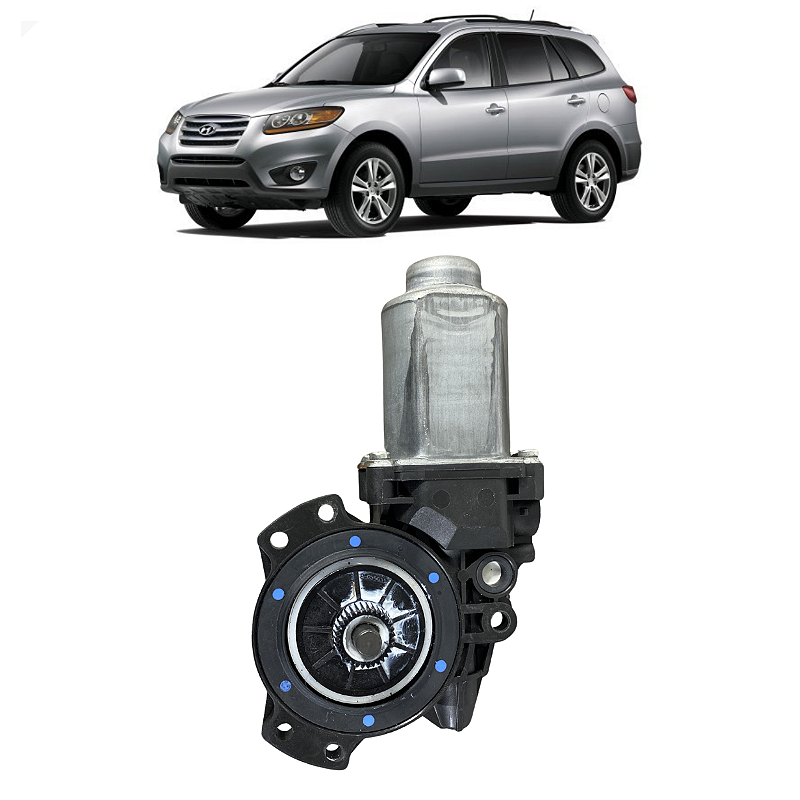 Motor Máquina Vidro Traseiro Direito Hyundai Santa Fe 2012