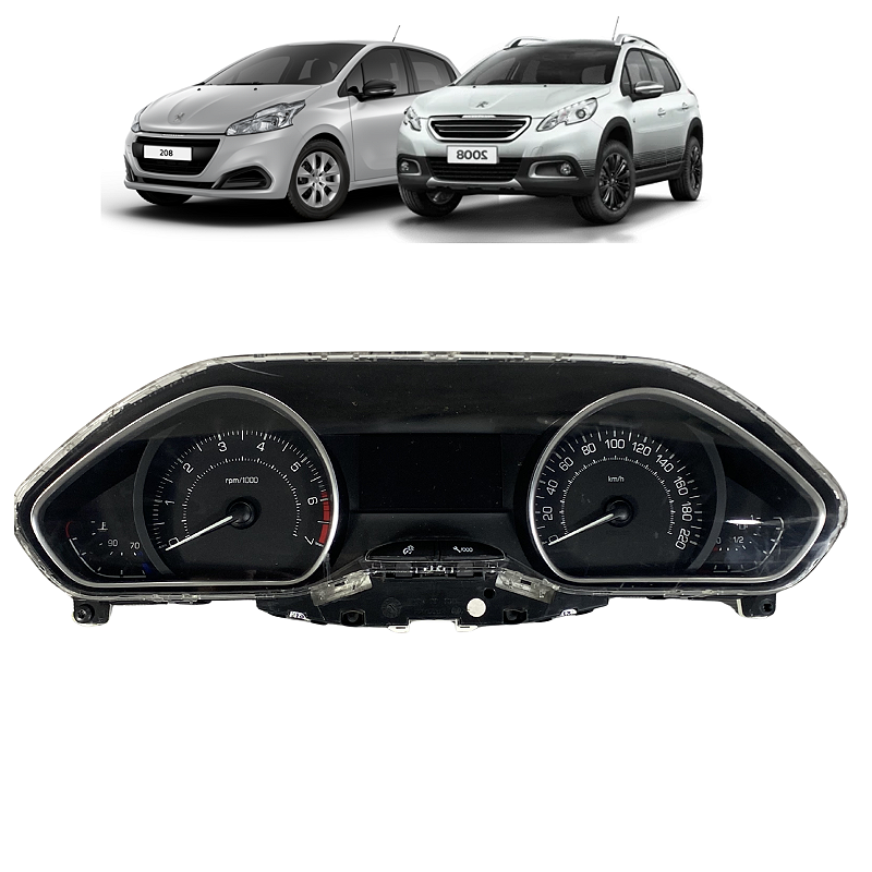 Painel Instrumento Peugeot 2008 208 1.6 2015 2016 a 2019