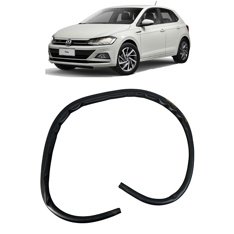 Borracha Vedação Churrasqueira VW Polo 2018 2019 2020 a 2022