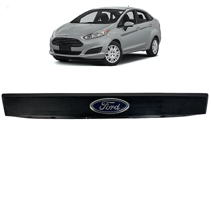 Moldura Tampa Traseira Ford Fiesta 2008 2009 2010 a 2014