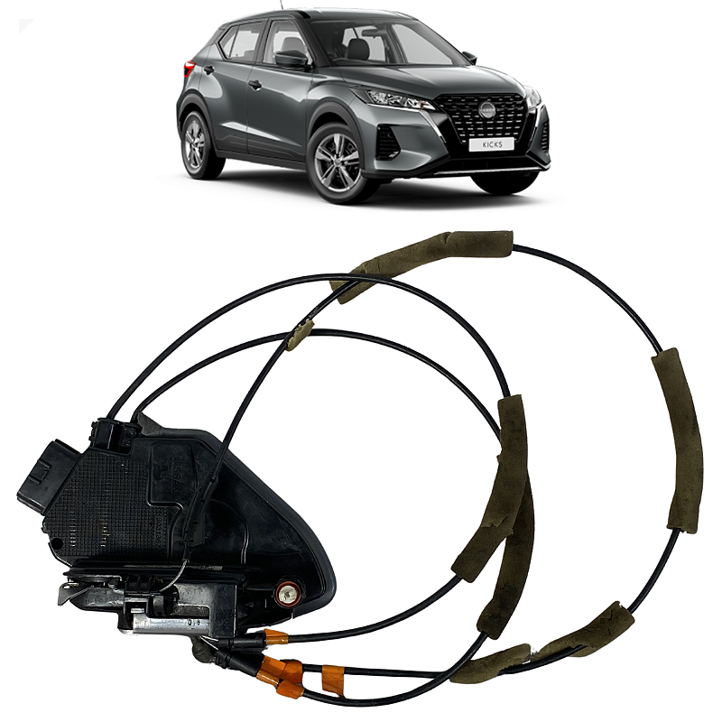 Fechadura Porta Dianteira Esquerda Nissan Kicks 2017 a 2024