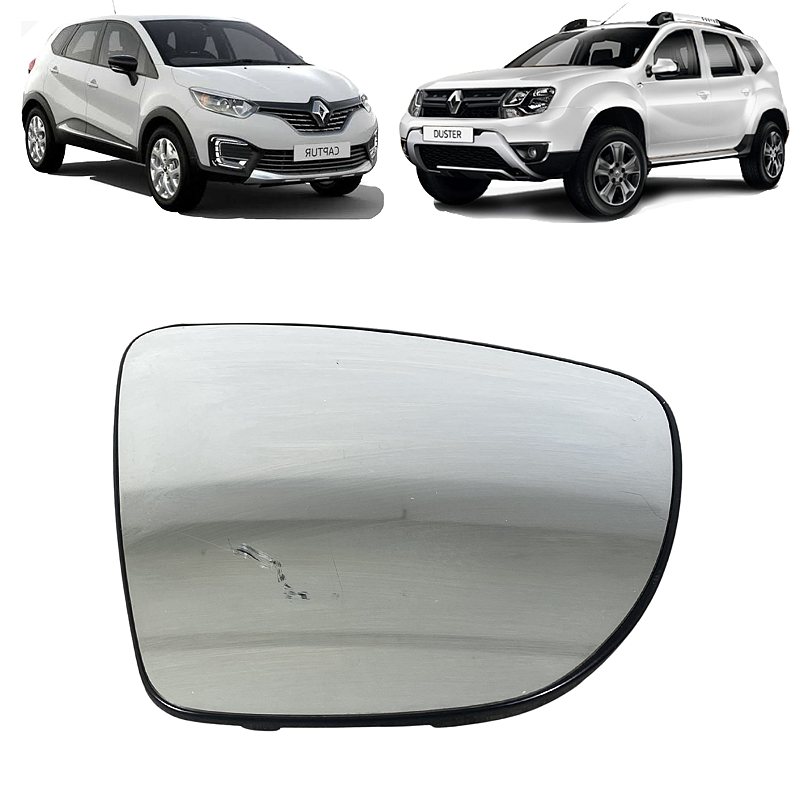 Lente Retrovisor Direito Renault Captur Duster 2017 a 2021