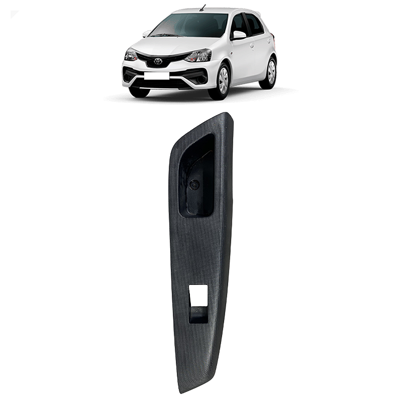 Moldura Botão Dianteiro Direito Toyota Etios 2017 2018 2019