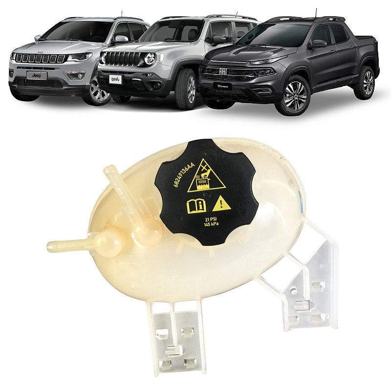 Reservatório Água Radiador Fiat Toro Jeep Compass 2022 2023