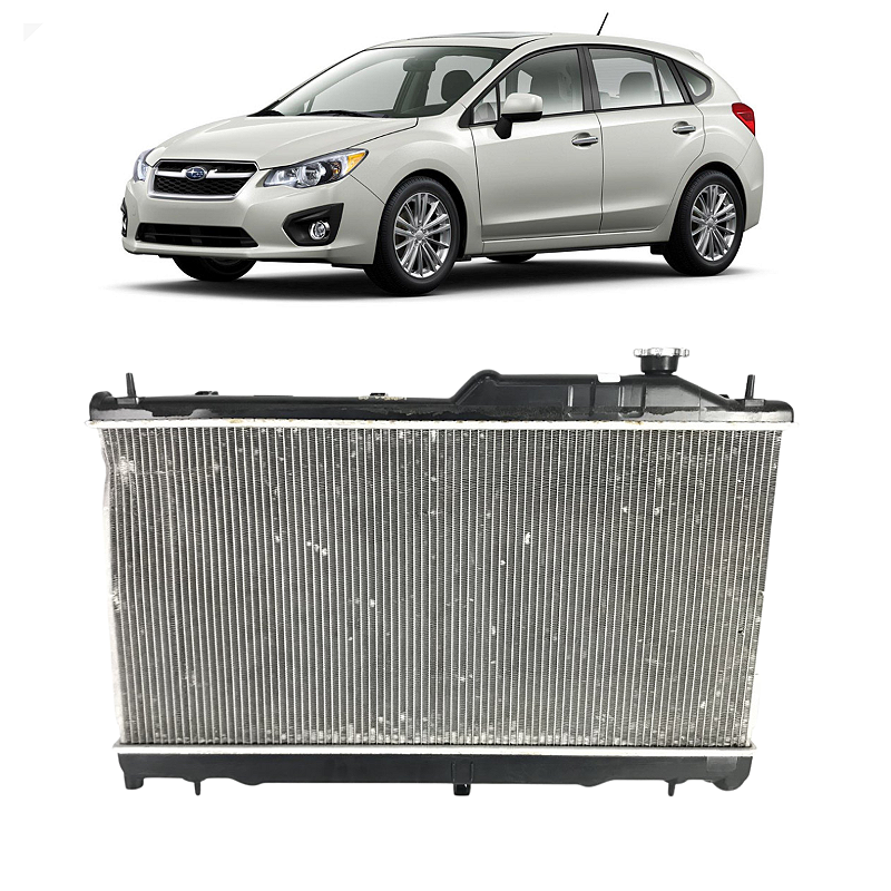 Radiador Subaru Impreza 2.0 2008 2009 2010 2011 2012 Detalhe