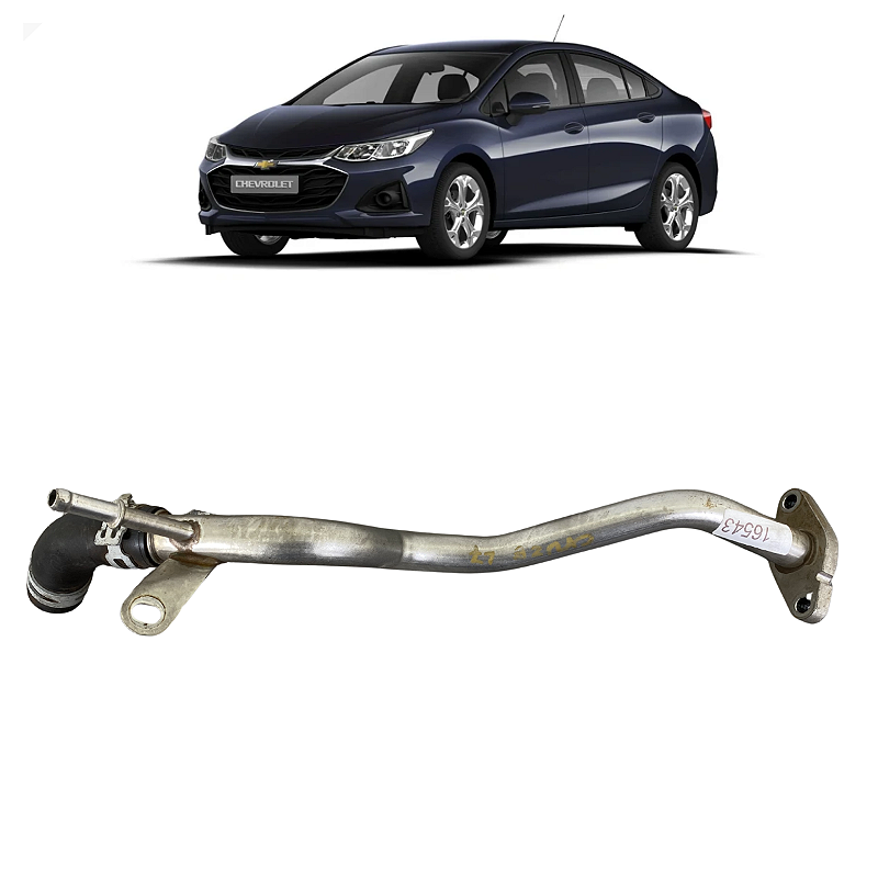 Tubo Cano Agua Motor GM Cruze 1.4 2017 2018 a 2022