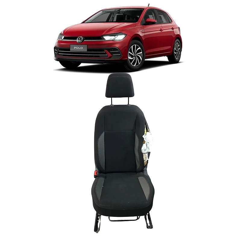 Banco Dianteiro Esquerdo Volkswagen Polo Tsi 1.0 2018 2019
