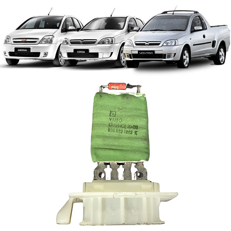 Resistência Caixa Ar Chevrolet Montana Meriva Corsa 2009
