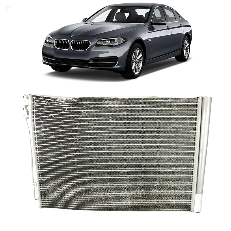 Condensador Ar Condicionado BMW 535i 3.0 2010 2011 Detalhe