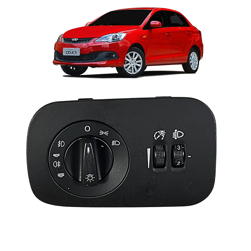 Chave Comando Farol Chery Celer 1.5 Flex 2013 2014 a 2017