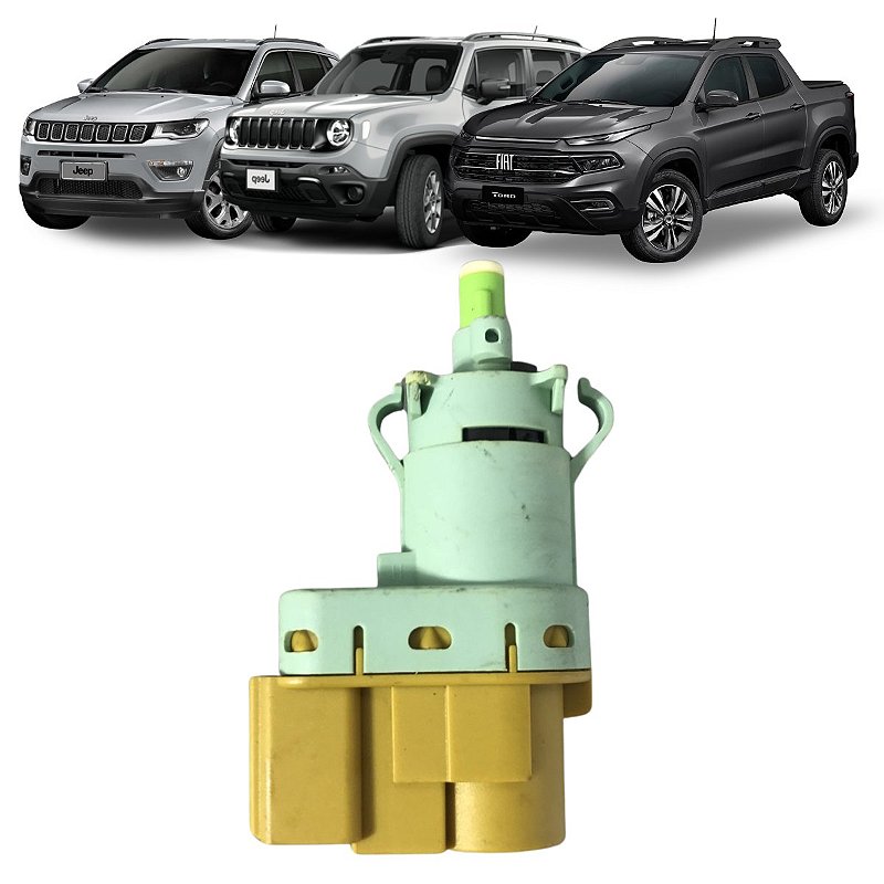 Interruptor Pedal Freio Fiat Toro Jeep Compass 2020 a 2025