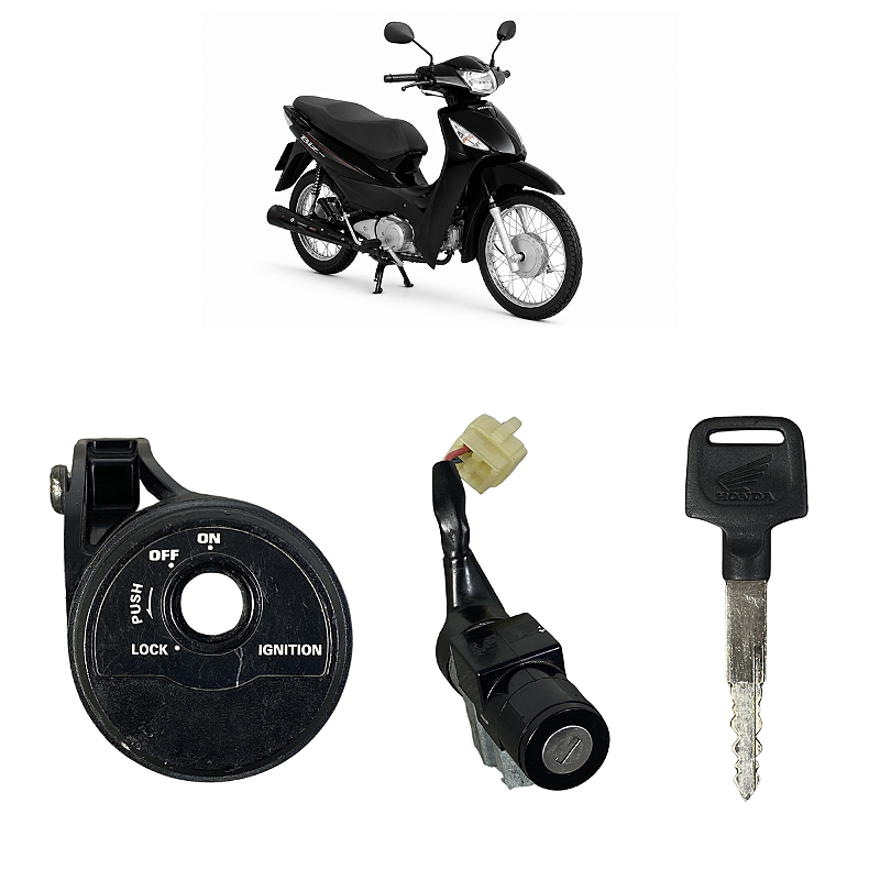 kit Chave Ignição Honda BIZ 2010 2011 2012 2013 2014 2015