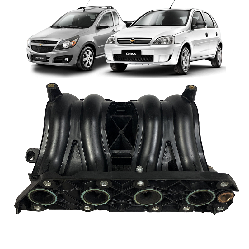 Coletor Admissão GM Corsa Montana Meriva 1.4 2008 a 2012