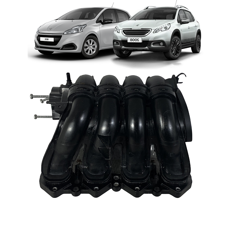 Coletor Admissão Peugeot 2008 208 1.6 2017 2018 2019 a 2021