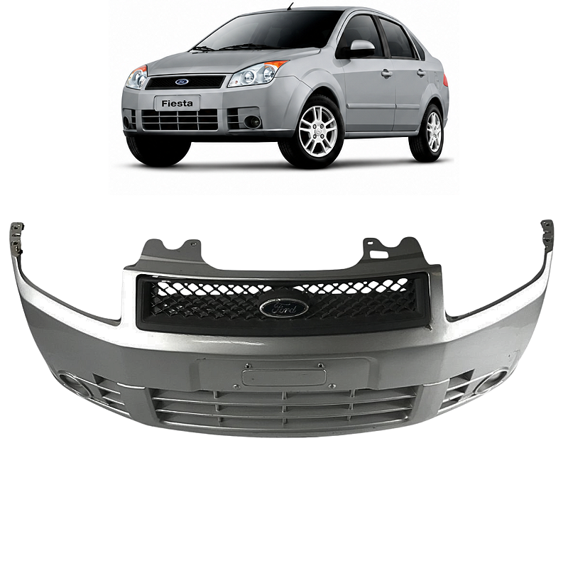 Parachoque Dianteiro Ford Fiesta Sedan 1.0 2008 2009 2010