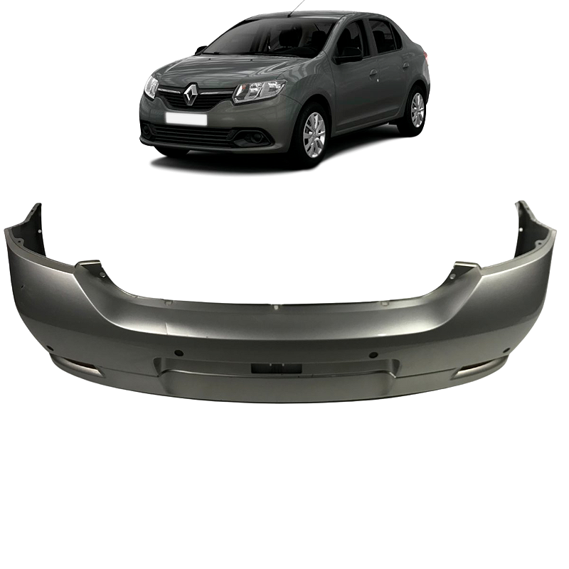 Parachoque Traseiro Renault Logan 1.6 2017 2018 2019