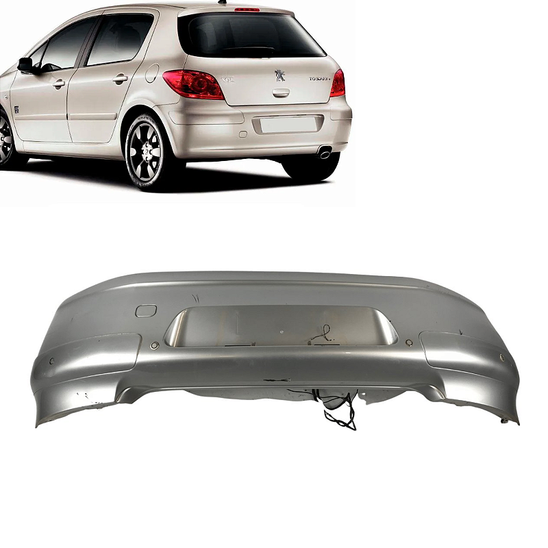 Parachoque Traseiro Peugeot 307 1.6 2011 2012 Detalhe
