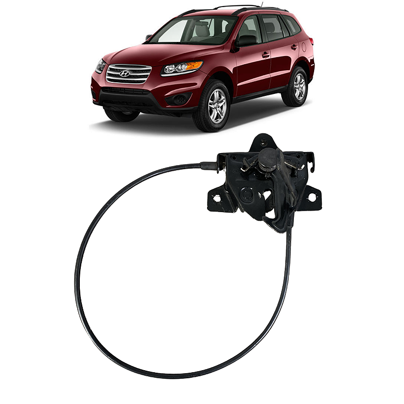 Fechadura Tampa Capô Hyundai Santa Fe 2008 2009 2010 a 2012