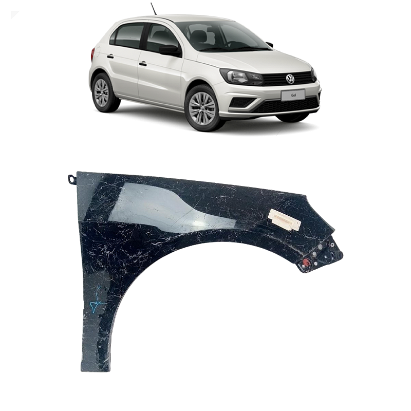 Paralama Direito Volkswagen Gol G6 2013 2014 2015 Detalhe