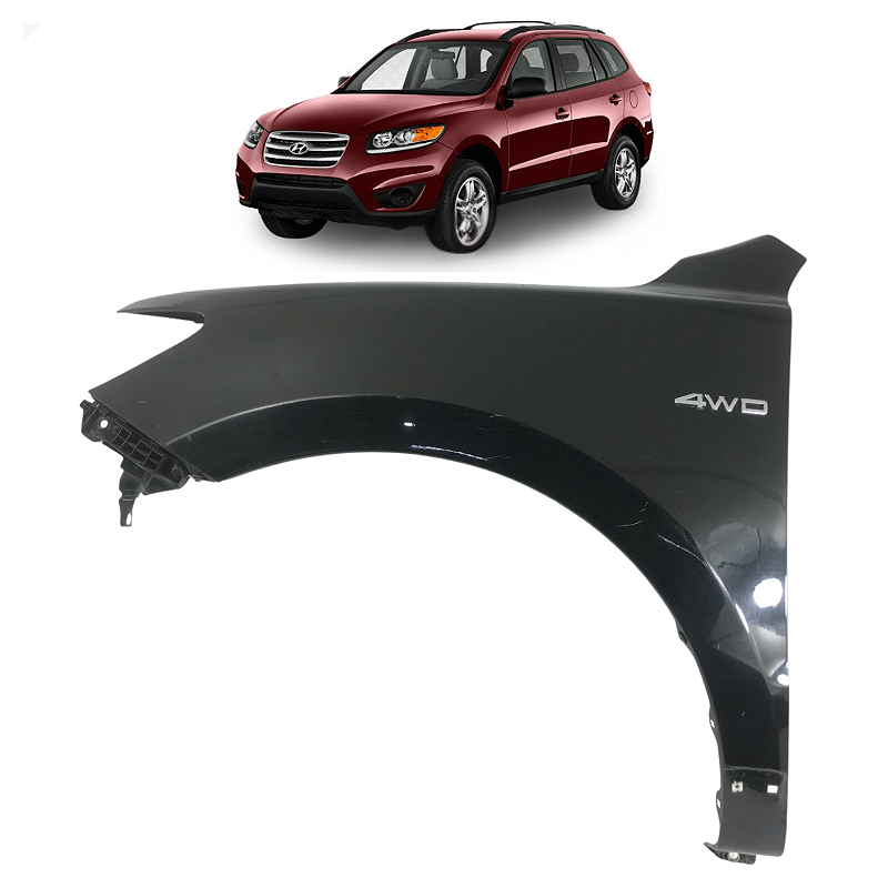 Paralama Esquerdo Hyundai Santa Fe 2.7 2007 2008 a 2012