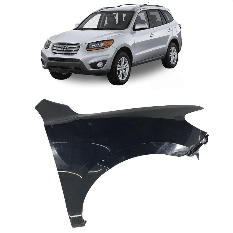 Paralama Direito Hyundai Santa Fe 3.5 2010 2011 Detalhe