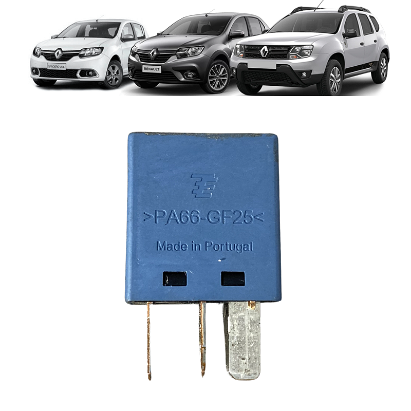 Relé Auxiliar 12V Renault Captur Sandero Duster 2012 a 2019