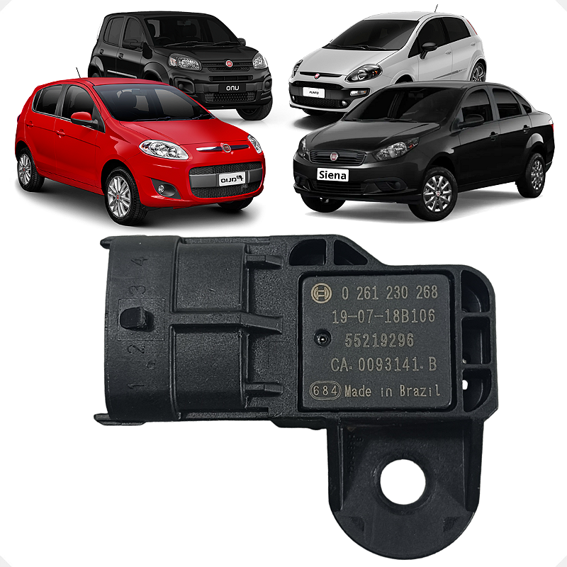Sensor Map Fiat Uno Palio Punto Siena Toro Mobi Crono Argo