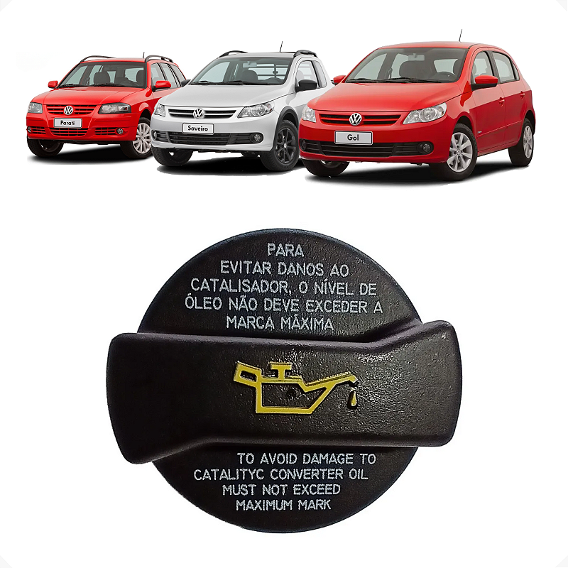 Tampa Óleo Motor VW Parati Saveiro Gol 2000 a 2015