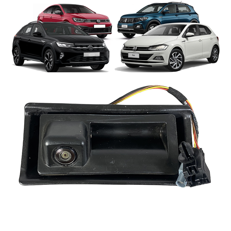 Câmera De Ré VW Virtus Nivus T-Cross Polo 2019 2020 a 2023