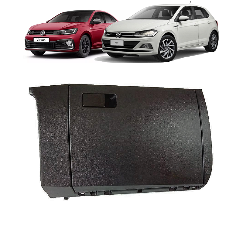 Porta Luvas Volkswagen Polo Virtus 2018 2019 2020 a 2022