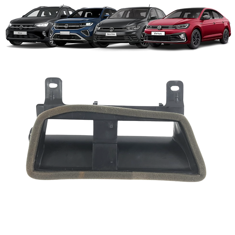 Moldura Difusor Ar Volkswagen Nivus Polo T-Cross 2020 a 2024