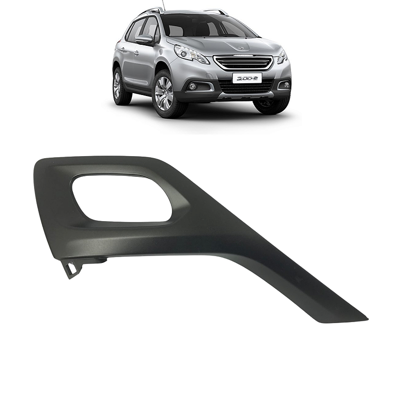 Moldura Puxador Dianteiro Direito Peugeot 2008 2017 a 2019