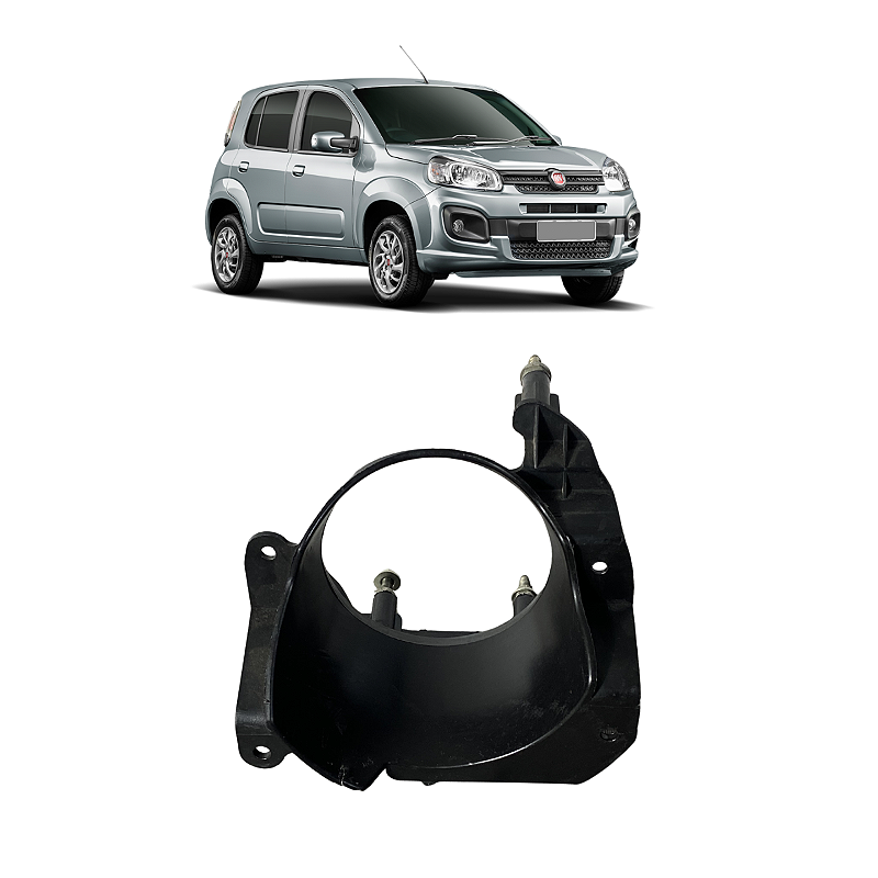 Suporte Farol Milha Esquerdo Fiat Uno Vivace 2011 a 2014