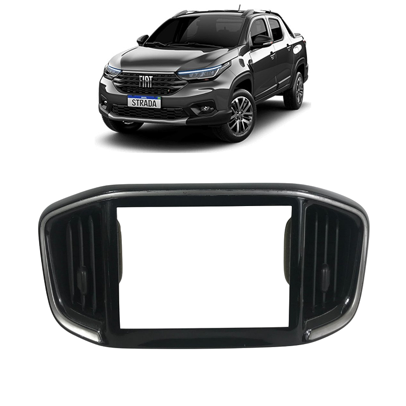 Moldura Difusor Ar Central Fiat Strada 2020 2021 2022 a 2024