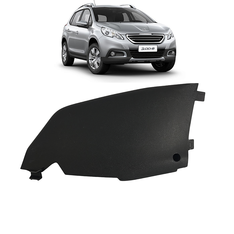 Acabamento Direito Console Peugeot 2008 2015 2016 a 2019