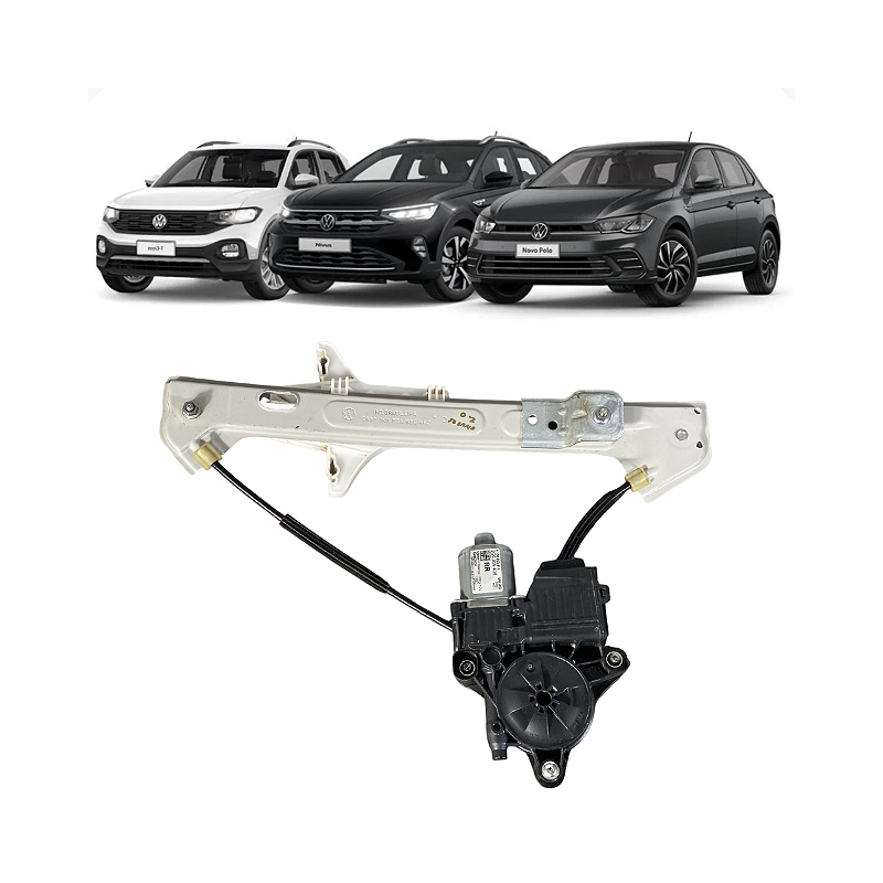 Máquina Vidro Traseira Direita VW Polo Nivus T-Cross 2018