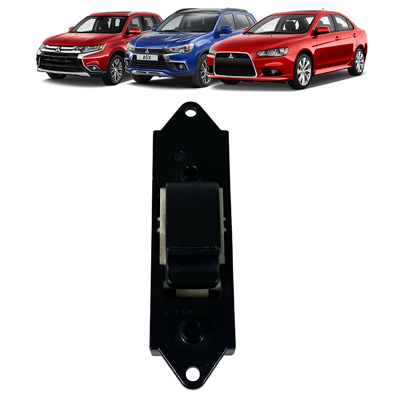 Comando Vidro Eletrico Lancer ASX Outlander 2011 a 2018
