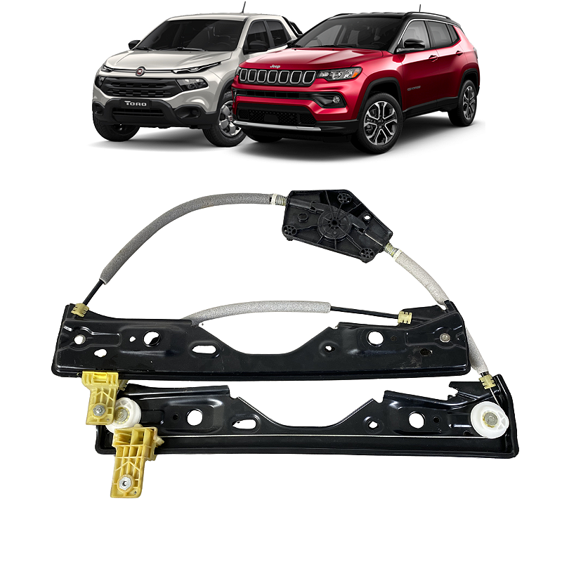 Máquina Vidro Dianteira Esquerda Fiat Toro Compass 2018 2019