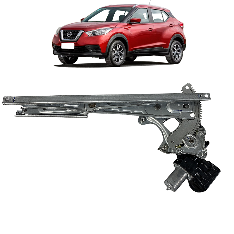 Máquina Vidro Dianteiro Esquerdo Nissan Kicks 2017 2018 2019