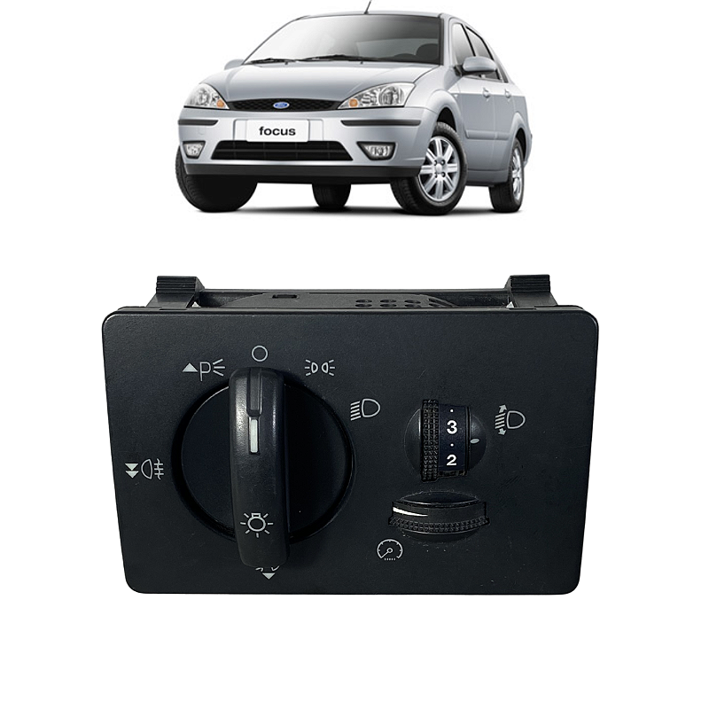 Comando Farol De Milha Neblina Ford Focus 2008 2009 a 2013