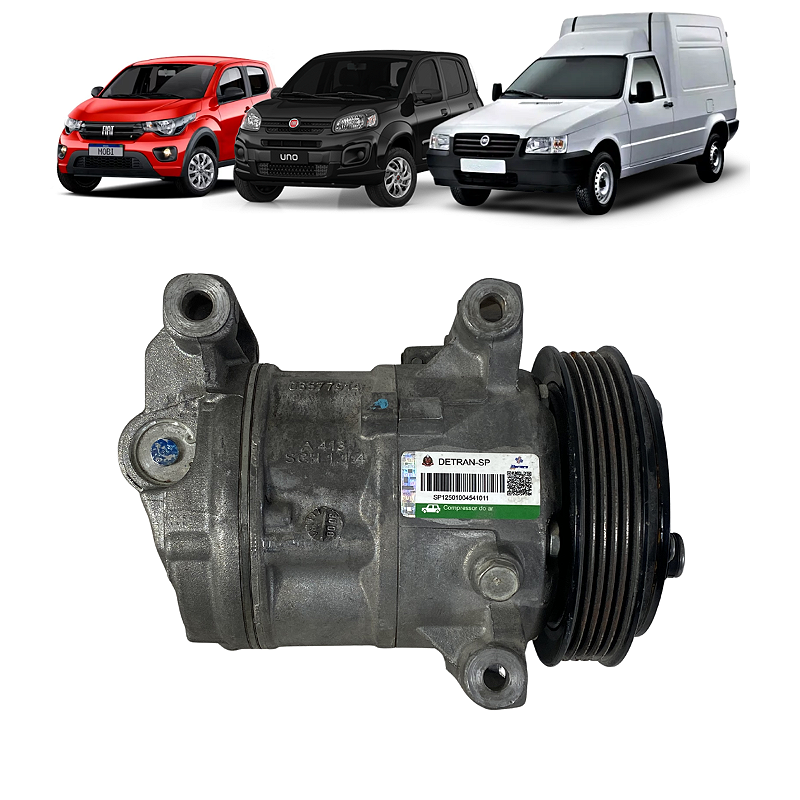 Compressor Ar Condicionado Strada Fiorino Uno 1.0 1.4 Fire