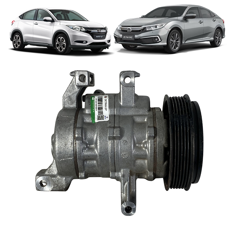 Compressor Ar Condicionado Honda Civic HR-V 2016 a 2021