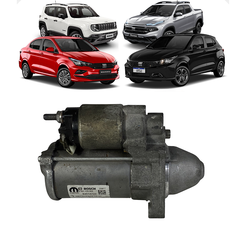 Motor Partida Fiat Toro Argo Cronos Renegade 1.8 2018 2019